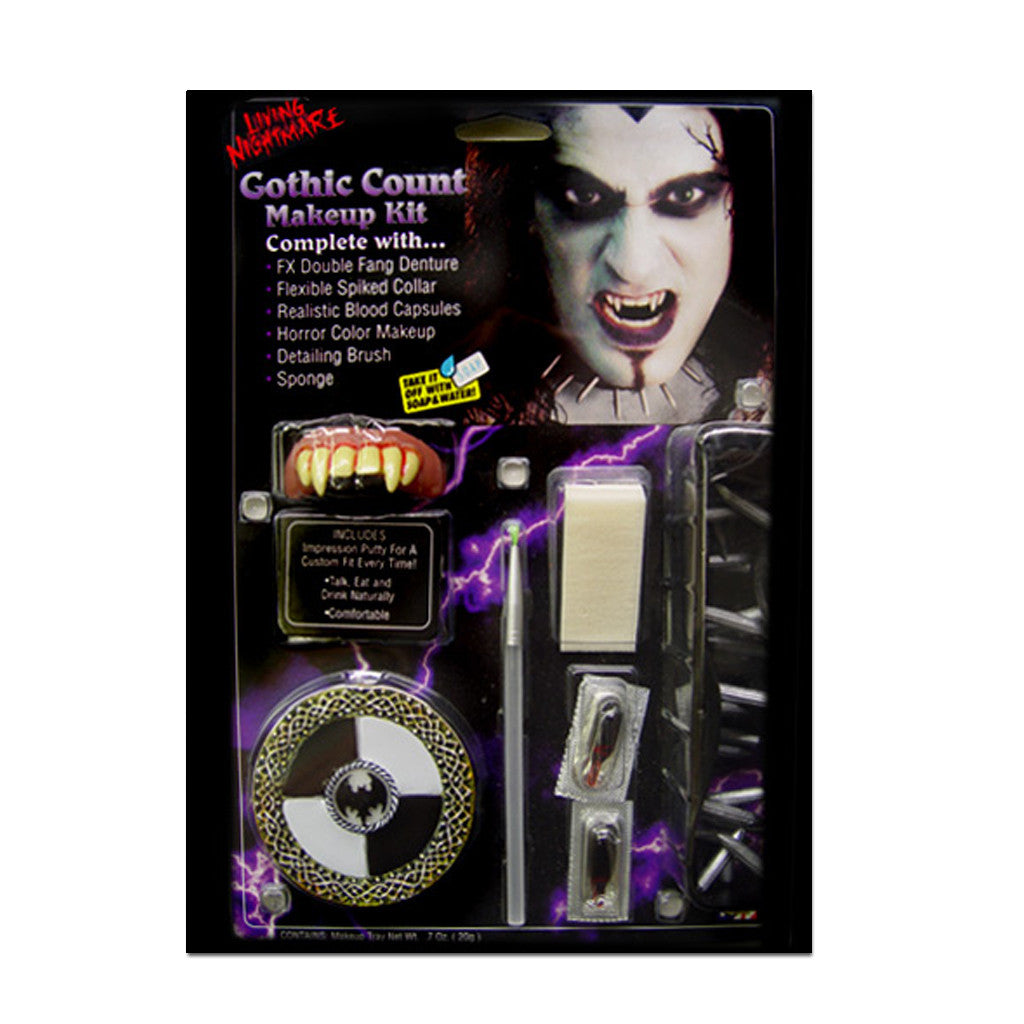 Henstilling Demon Play Amerika Gothic Count Halloween Makeup Kit – SilverRainStudio.com
