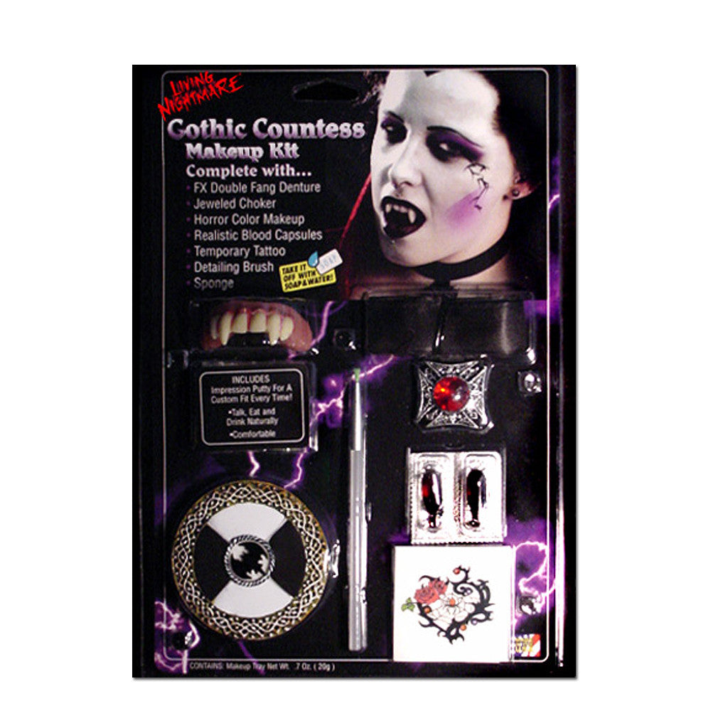 DARK VAMPIRE HALLOWEEN Gothic Makeup Kit Cosplay $7.09 - PicClick