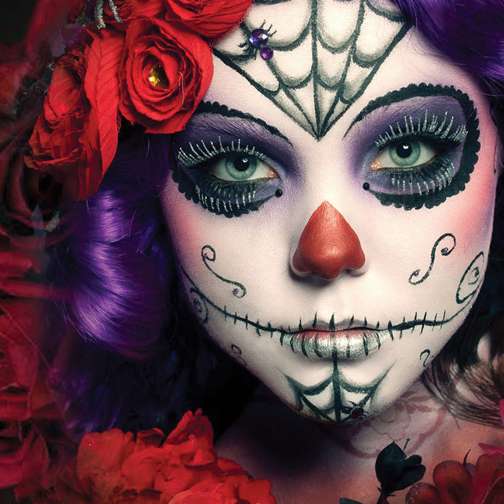 SUGAR SKULL Day of the Dead Makeup Kit Face Paint & Stage Makeup