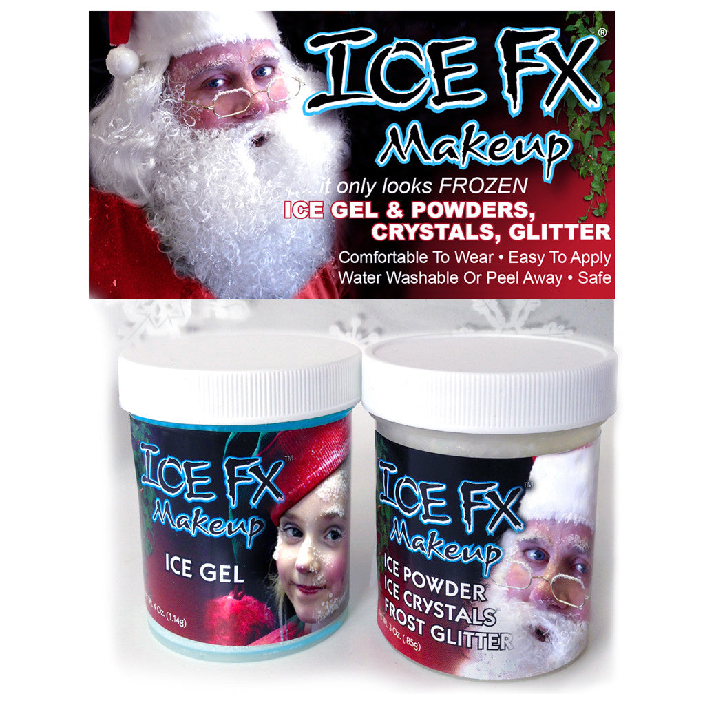 Ice Fx™ Snow Frost Flakes & Arctic Ice Glitter Makeup –