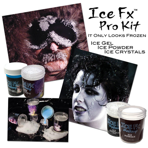 Fun World Ice FX Frozen Queen Makeup Kit 6pc Special Effects Kit, White